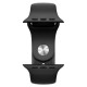 Rockrose band σιλικόνης Rough Jade για Apple Watch 42/44mm, Μαύρο Rockrose band σιλικόνης Rough Jade για Apple Watch 42/44mm, Μαύρο