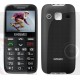 EVOLVEO EasyPhone XR, κινητό τηλέφωνο για ηλικιωμένους με βάση φόρτισης, μαύρο
