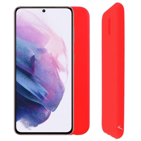 Volte-Tel Θήκη Samsung S21 Plus 5G G996 6.7" Silicon TPU Camera Guard Κόκκινο