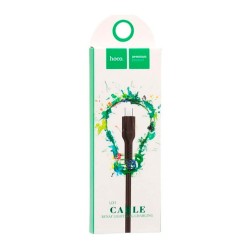 Καλώδιο σύνδεσης Hoco U31 Benay Braided με Νάυλον Κορδόνι USB σε USB-C 2.4A Μαύρο 1,2m
