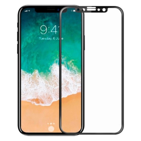 Screen Protector Mocoson Polymer Nano Ceramic, Matte, Full 5D, για το iPhone X, 0.3mm, Μαύρο
