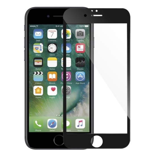 Screen Protector Mocoson Polymer Nano Ceramic, Matte, Full 5D, για το iPhone 7/8 Plus, 0.3mm Λευκό