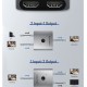Cabletime HDMI 2.0 Switch CTHS4K, με κουμπί, 2 In 1, 4K, Γκρι