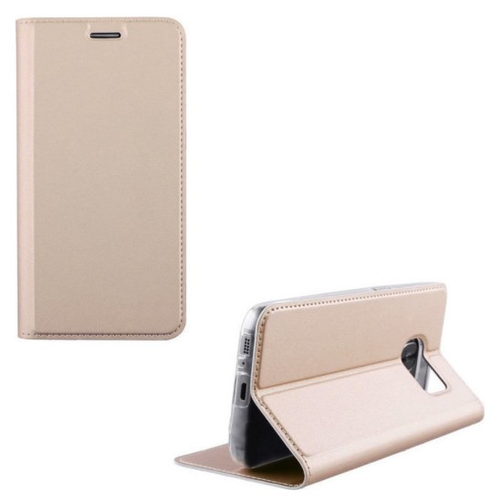 Idol 1991 Θήκη Samsung J320 Prime Magnet Book Stand χρυσό
