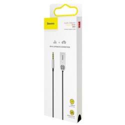 Baseus Bluetooth car audio receiver CABA01-01, μεταλλικό, Γκρι