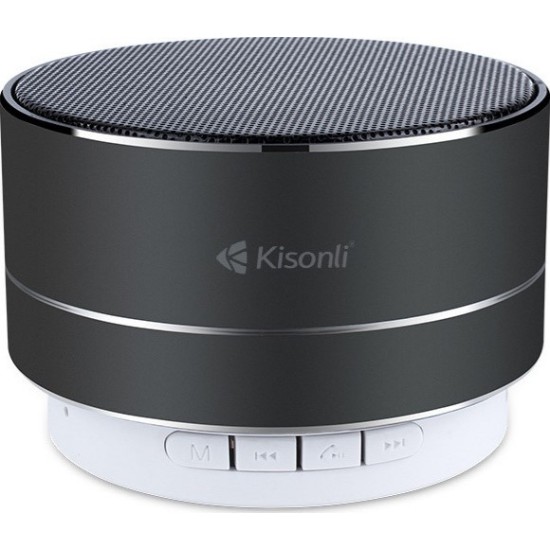 Ηχείο Kisonli LED-804, Bluetooth, USB, SD, FM Μαύρο