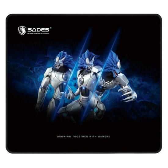 Sades Gaming Mousepad SA-P2 Frost, anti-slip, 450x400x3mm Μαύρο