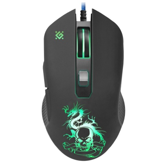 Ποντίκι Defender GM-090L Sky Dragon Wired Gaming Optical Mouse 3200dpi 6 Buttons Μαύρο
