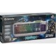 Πληκτρολόγιο Defender GK-150DL Stainless Steel Wired Stalker Mechanical Gaming Keyboard Ασημί