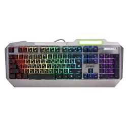 Πληκτρολόγιο Defender GK-150DL Stainless Steel Wired Stalker Mechanical Gaming Keyboard Ασημί Πληκτρολόγιο Defender GK-150DL Stainless Steel Wired Stalker Mechanical Gaming Keyboard Ασημί