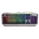 Πληκτρολόγιο Defender GK-150DL Stainless Steel Wired Stalker Mechanical Gaming Keyboard Ασημί