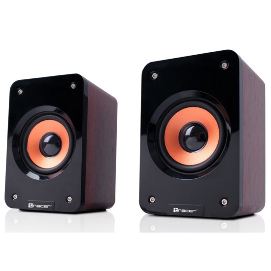 Tracer USB Speaker 2.0 Wooden Orlando Καφέ