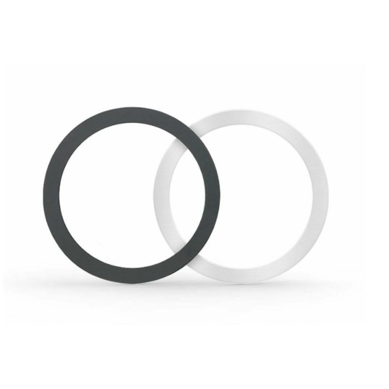 TECH PROTECT MAGMAT MAGSAFE UNIVERSAL MAGNETIC RING BLACK&SILVER TECH PROTECT MAGMAT MAGSAFE UNIVERSAL MAGNETIC RING BLACK&SILVER