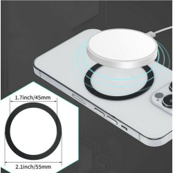TECH PROTECT MAGMAT MAGSAFE UNIVERSAL MAGNETIC RING BLACK&SILVER