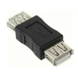 Powertech Μετατροπέας USB 2.0 Θηλυκό ΣΕ USB Θηλυκό Μαύρο