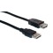 Powertech Καλώδιο USB 2.0 ΣΕ USB (F) Copper 3M Μαύρο