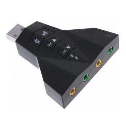 Powertech USB κάρτα ήχου 7.1CH , με έξοδο μικρόφωνου και ακουστικού