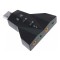 Powertech USB κάρτα ήχου 7.1CH , με έξοδο μικρόφωνου και ακουστικού