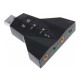 Powertech USB κάρτα ήχου 7.1CH , με έξοδο μικρόφωνου και ακουστικού