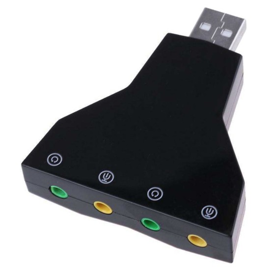 Powertech USB κάρτα ήχου 7.1CH , με έξοδο μικρόφωνου και ακουστικού