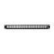 Delock Keystone Patch Panel, για 19" rack, 24 ports, Μαύρο