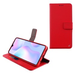 Volte-Tel Θήκη για Xiaomi Redmi 9A/Redmi 9AT 6.53" Allure Book Magnet Stand Clip Κόκκινο