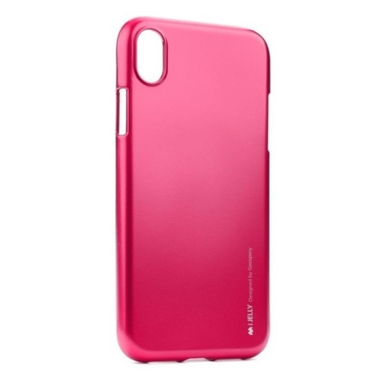 Θήκη Σιλικόνης i-Jelly για Apple iPhone XR Ροζ