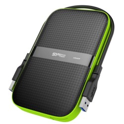 Silicon Power εξωτερικός HDD Armor A60 1TB, USB 3.1, Μαύρο