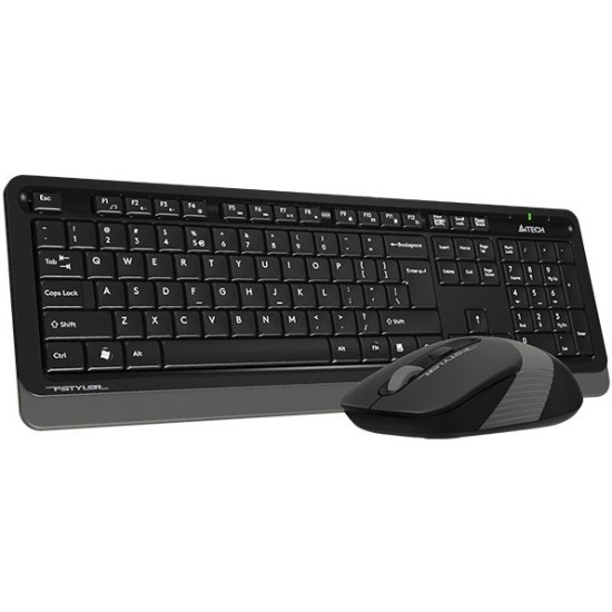 A4Tech σετ ποντίκι& πληκτρολόγιο FG1010, ασύρματα, Μαύρο
