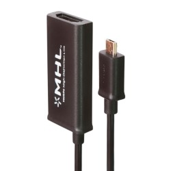 Adapter Micro USB HDMI MHL Μαύρο