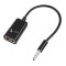 Powertech Καλώδιο 3.5mm male σε 2x 3.5mm Female, 0.20m, Μαύρο