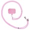 Hurtel Stylish Cord Λουράκι Λαιμού για Κινητά Ροζ