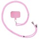 Hurtel Stylish Cord Λουράκι Λαιμού για Κινητά Ροζ