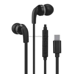 H/F Stereo Inos USB C Χsound με Μικρά Ακουστικά Μαύρα