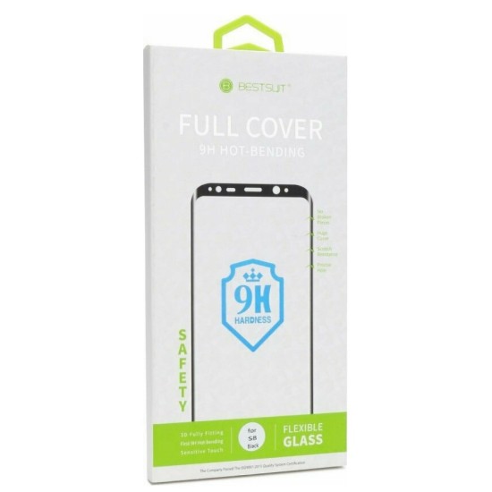 Tempered Full Face για Samsung S10 Μαύρο