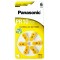 PANASONIC μπαταρίες ακουστικών βαρηκοΐας PR10, mercury free, 1.4V, 6τμχ
