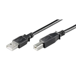 Powertech Καλώδιο USB 2.0 σε USB Type B, 1m, Χάλκινο, Μαύρο
