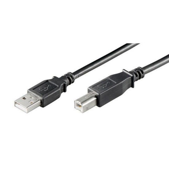 Powertech Καλώδιο USB 2.0 σε USB Type B, 1m, Χάλκινο, Μαύρο