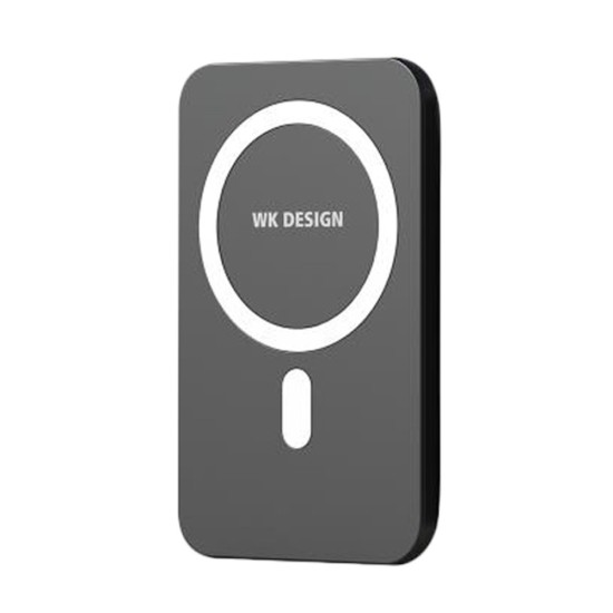 Ασύρματος Φορτιστής WK Design Magnetic Wireless Power Bank 5000 mAh, MagSafe Compatible (WP-215 bla