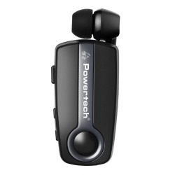 POWERTECH Bluetooth earphone Klipp 2 PT-998, multipoint, BT V5.1, γκρι
