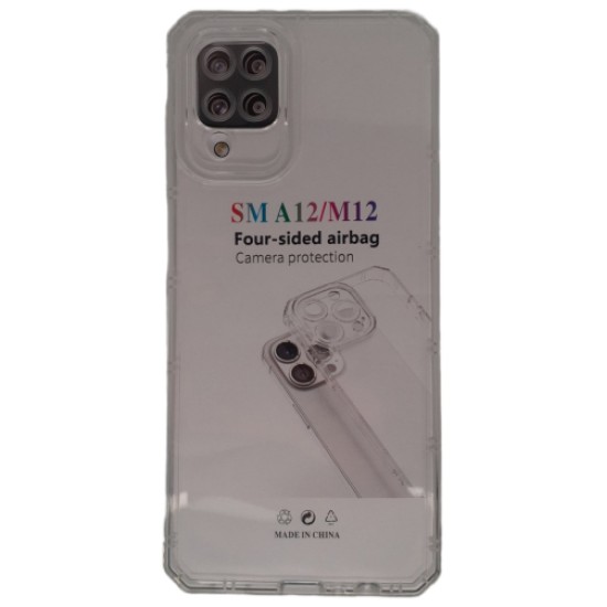 ARMOR ANTISHOCK CASE FOR SAMSUNG GALAXY A12 TRANSPARENT