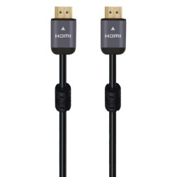 POWERTECH καλώδιο HDMI 2.0 CAB-H125, 4K 3D, copper, μαύρο, 1m