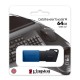 Kingston DataTraveler Exodia M 64GB USB 3.2 Stick Μαύρο