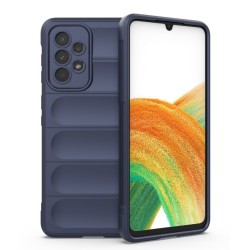 Magic Shield Case for Samsung Galaxy A33 5G Flexible Armored Cover Σκούρο Μπλε