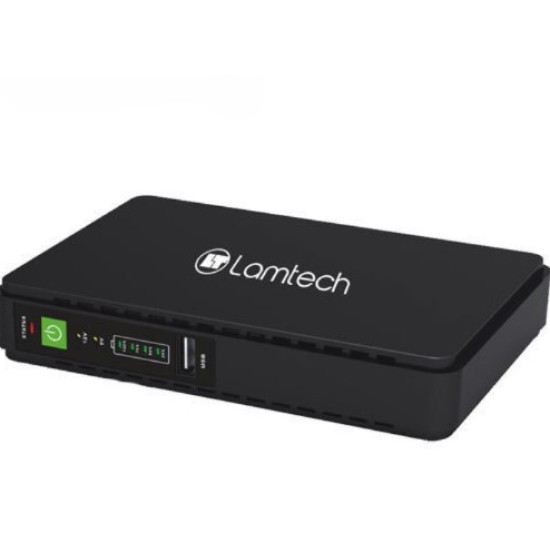 Lamtech Mini UPS LAMTECH 30W Μαύρο