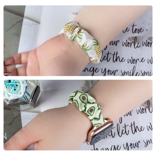 Cloth Watch 7 band 7/6/5/4/3/2 / SE (45/44 / 42mm) strap bracelet elastic bracelet Αβοκάντο Cloth Watch 7 band 7/6/5/4/3/2 / SE (45/44 / 42mm) strap bracelet elastic bracelet Αβοκάντο