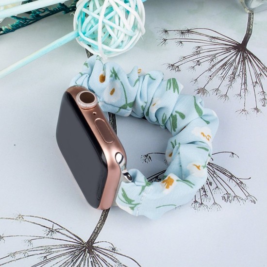 Fabric Watch 7 band 7/6/5/4/3/2 / SE (45/44 / 42mm) strap bracelet bracelet with elastic Μπλε Fabric Watch 7 band 7/6/5/4/3/2 / SE (45/44 / 42mm) strap bracelet bracelet with elastic Μπλε