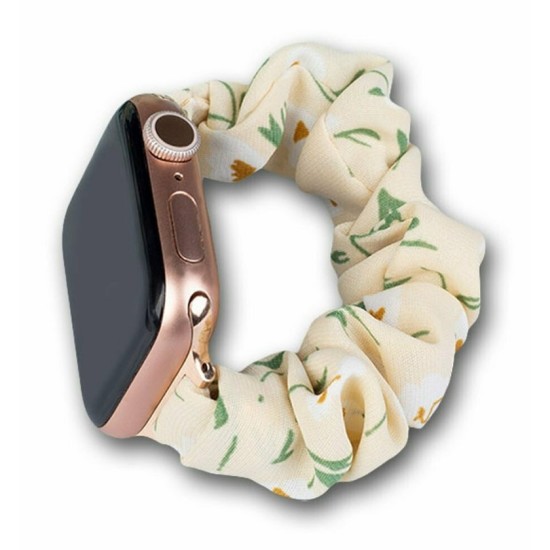 Fabric Watch  7/6/5/4/3/2 / SE (45/44 / 42mm) strap bracelet bracelet on elastic Κίτρινο