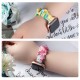 Fabric Watch  7/6/5/4/3/2 / SE (45/44 / 42mm) strap bracelet bracelet on elastic Κίτρινο