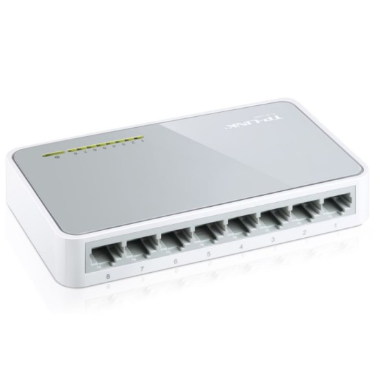 TP-LINK Desktop Switch TL-SF1008D, 8-port 10/100Mbps, Ver. 8.2 TP-LINK Desktop Switch TL-SF1008D, 8-port 10/100Mbps, Ver. 8.2
